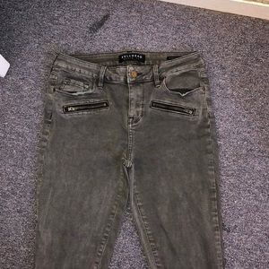 Dark grey skinny jeans